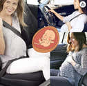 Ceinture De Sécurité Grossesse Pour Voiture - Réglable 60 à 145 Cm, Protection Ventre Et Bébé - Compatible Plupart Véhicules - 6