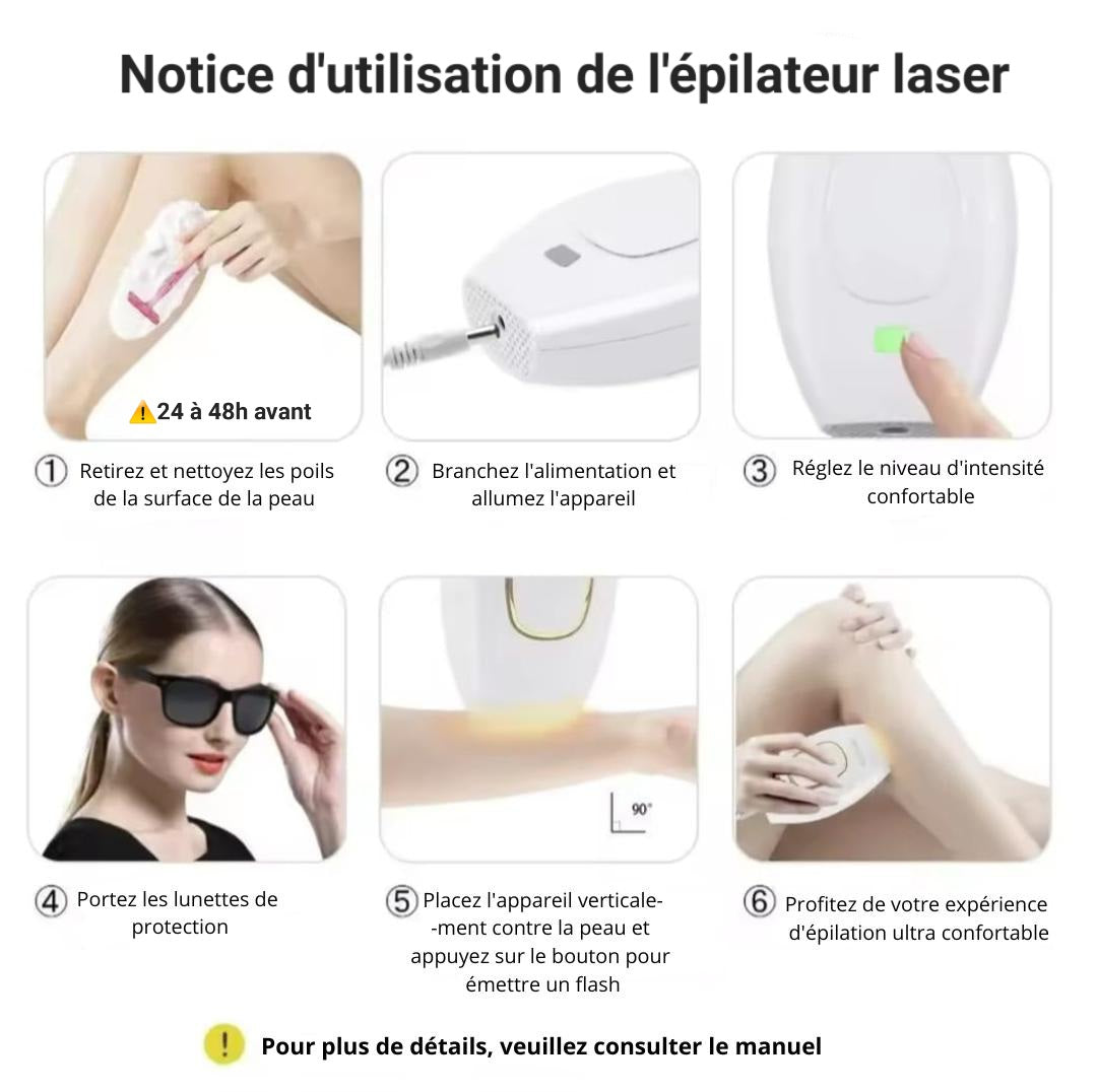 Épilateur laser