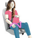Ceinture De Sécurité Grossesse Pour Voiture - Réglable 60 à 145 Cm, Protection Ventre Et Bébé - Compatible Plupart Véhicules - 4